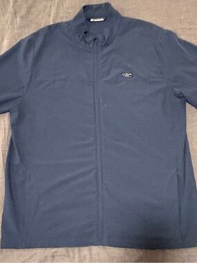 Travis Mathew Men's Navy Full-Zip Sweater Jacket